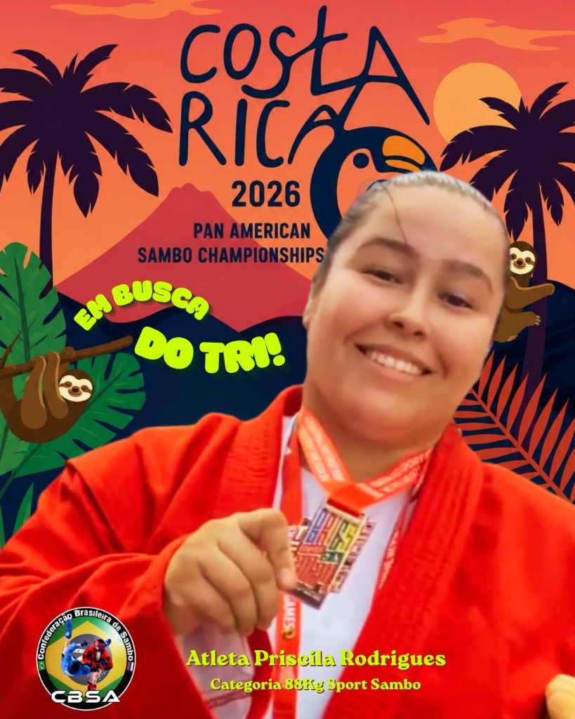 Atleta Priscila Rodrigues - Categoria 88Kg Sport Sambo
