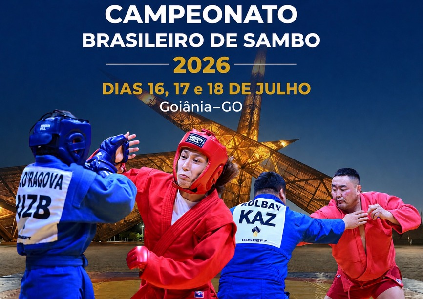 Inscrições Abertas: Campeonato Brasileiro de Sambo 2026