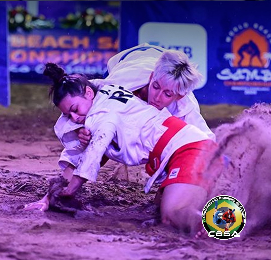 Cartaz Oficial do Campeonato Mundial de Sambo de Praia 2026 em Caraguatatuba